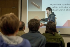 FREE PIC - NO REPRO FEE - Jan 23, 2016
Conor Murphty from the Patrician Academy, Mallow speaking at the HighTech TY - TechnoDen Innovation Competition 2016 which took place at the Tyndall National Institute in Cork.
Pic: Ger McCarthy