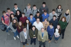 FREE PIC - NO REPRO FEE - Jan 23, 2016
Students who toook part in the HighTech TY - TechnoDen Innovation Competition 2016 which took place at the Tyndall National Institute in Cork. Included are judges Dr. Eileen Hurley, Tyndall Nat. Institute; Dr. Kevin