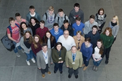 FREE PIC - NO REPRO FEE - Jan 23, 2016
Students who toook part in the HighTech TY - TechnoDen Innovation Competition 2016 which took place at the Tyndall National Institute in Cork. Included are judges Dr. Eileen Hurley, Tyndall Nat. Institute; Dr. Kevin