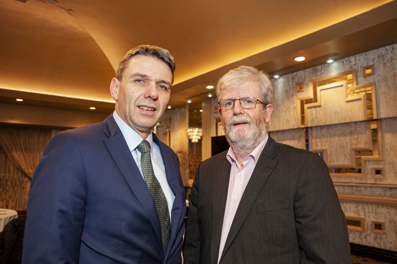 FREE PIC - NO REPRO FEE - Feb 11, 2020
Sean Moran, vice-chairman of the CEIA (left) with Declan Lordan, Douglas Controls and Automation at the 35th AGM of the CEIA, Cork's Technology Network which took place at the Maryborough Hotel.
Pic: Brian Lougheed