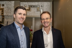 FREE PIC - NO REPRO FEE - Feb. 12, 2025Pictured at the 40th AGM of the CEIA at the Maryborough Hotel were: Keith O'Donoghue, left, Qualcomm and Darren Hobbs, Firecomms.The CEIA represents ICT & Med-Tech companies in the Cork region working in accord with the Industrial Development Agency (IDA), Enterprise Ireland, the Cork Education Training Centre (formerly FAS), the Munster Technological University and University College Cork, to ensure a sophisticated technological infrastructure is in place to enable the industry to grow and prosper.Pic: Brian Lougheed