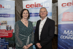 Feb. 9, 2026Pictured at the 41st AGM of the CEIA at the Maryborough Hotel were, Marguerite Sayers, Deputy Chief Executive, ESB (guest speaker) with Pierce McCormack, J&J MedTec and  chair of CEIA. The CEIA represents ICT & Med-Tech companies in the Cork region working in accord with the Industrial Development Agency (IDA), Enterprise Ireland, the Cork Education Training Centre (formerly FAS), the Munster Technological University and University College Cork, to ensure a sophisticated technological infrastructure is in place to enable the industry to grow and prosper.Pic: Brian Lougheed